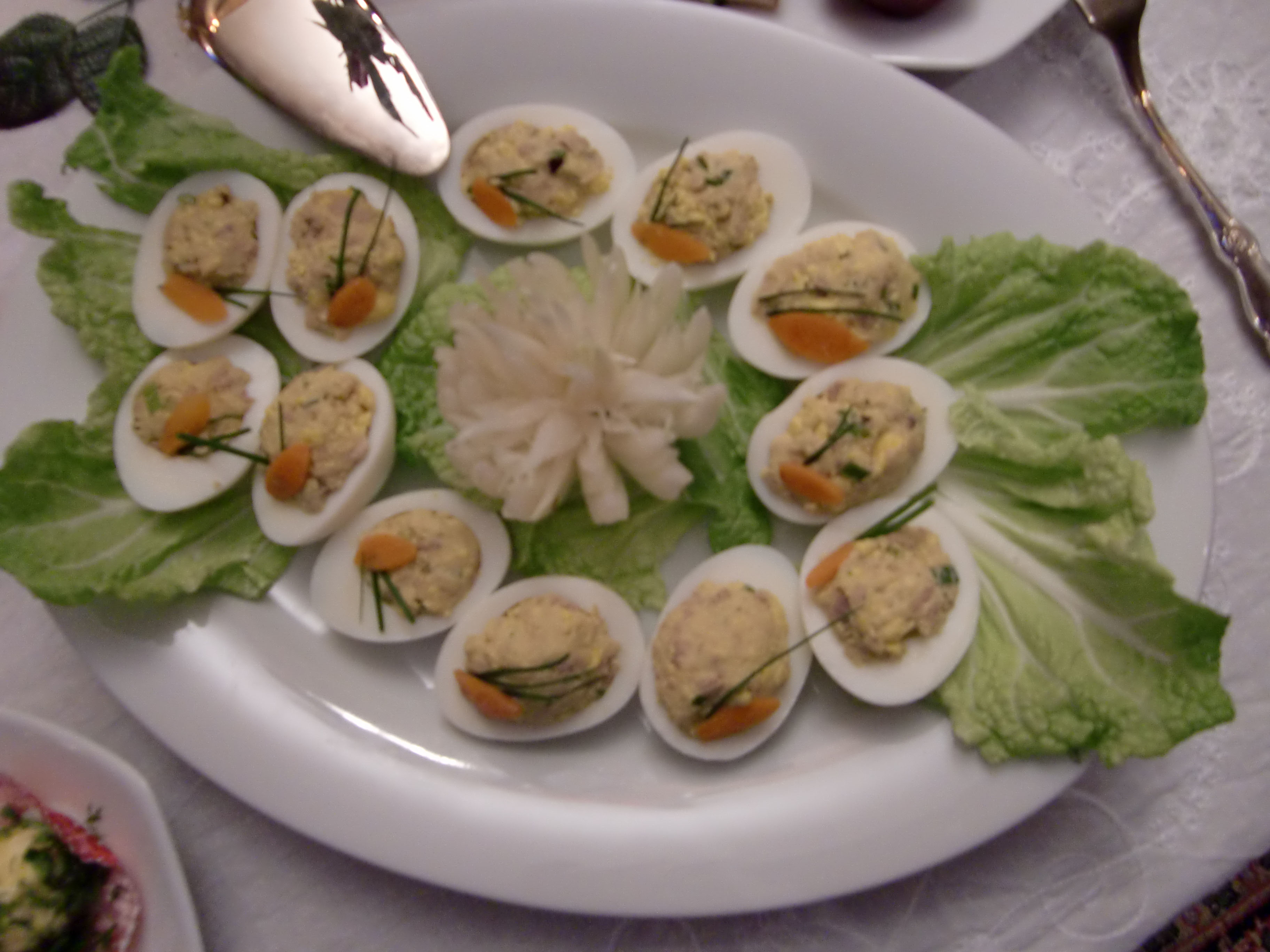 Fylte egg (фаршированные яйца)