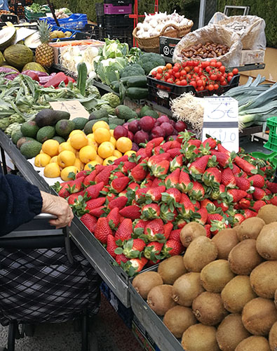 Fersk frukt og grønt