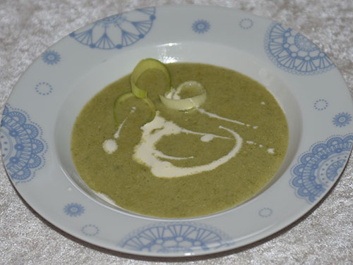Purreløk- og potetsuppe