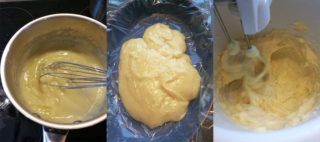 Heidis enkle vaniljekrem Ingredienser: 6 dl Melk 2 Egg 50 g Maizenna 1 ss Vaniljesukker 1 ss Sukker