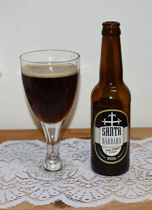 Santa Barbara Negra, La Cerveza Artesana de Alicante, Spania (6,0 %, 33 cl)