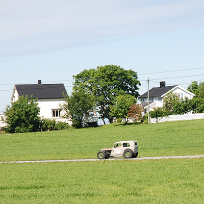 HOT ROD biler på tur Garten, Trøndelag, Norway