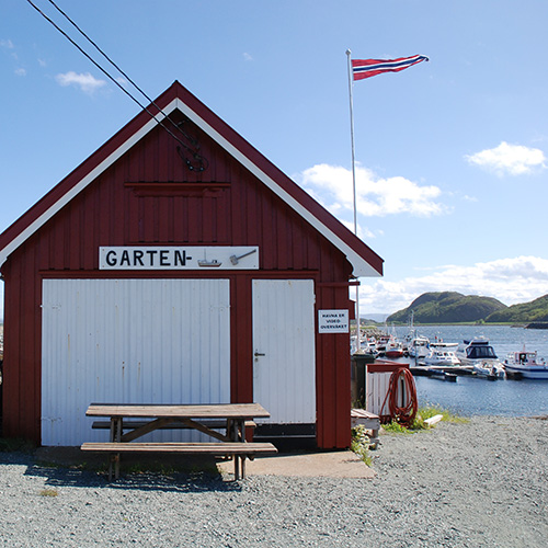 Garten havn og båthus, Garten Trøndelag, Norway