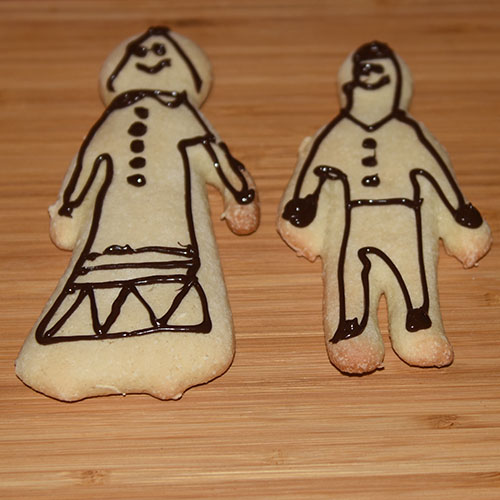 Kakemenn etter oppskrift fra Baker Brun Ingredienser: 750 g Sukker ½ l Vann (lunkent) 1 ss Hornsalt 1 ts Vaniljesukker Ca. 1 kg Hvetemel