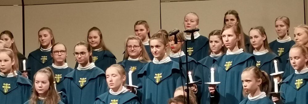 21 desember 2019 Nidarosdomens Jentekor har konsert "Julefryd" i Nidarosdomen, Trondheim, Trøndelag, Norway