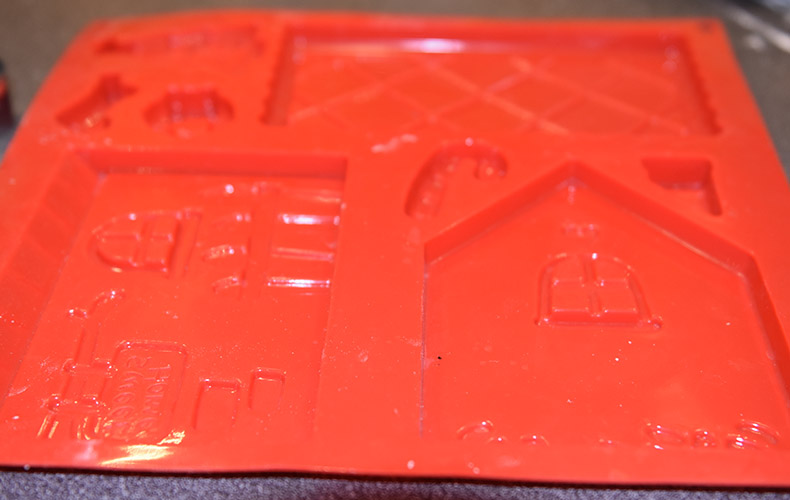 Silikonform til pepperkakehus