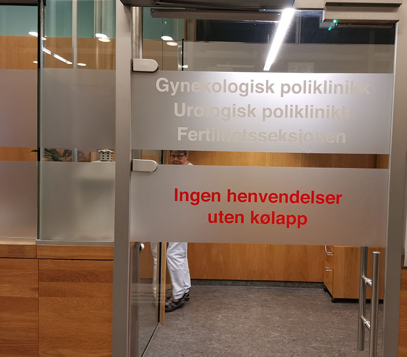 gynekologisk poliklinikk St. Olavs hospital Olav Kyrres gate 11 Postadresse St. Olavs hospital HF Seksjon for gynekologisk poliklinikk Postboks 3250, Torgarden 7006 Trondheim