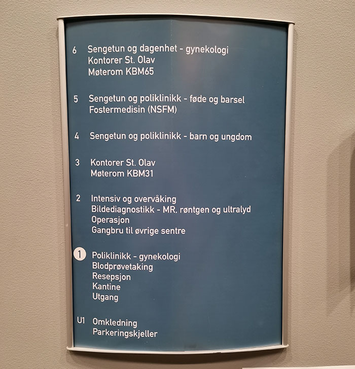 Kvinne-barn-senteret ved St. Olavs hospital Olav Kyrres gate 11 Postadresse St. Olavs hospital HF Seksjon for gynekologisk poliklinikk Postboks 3250, Torgarden 7006 Trondheim
