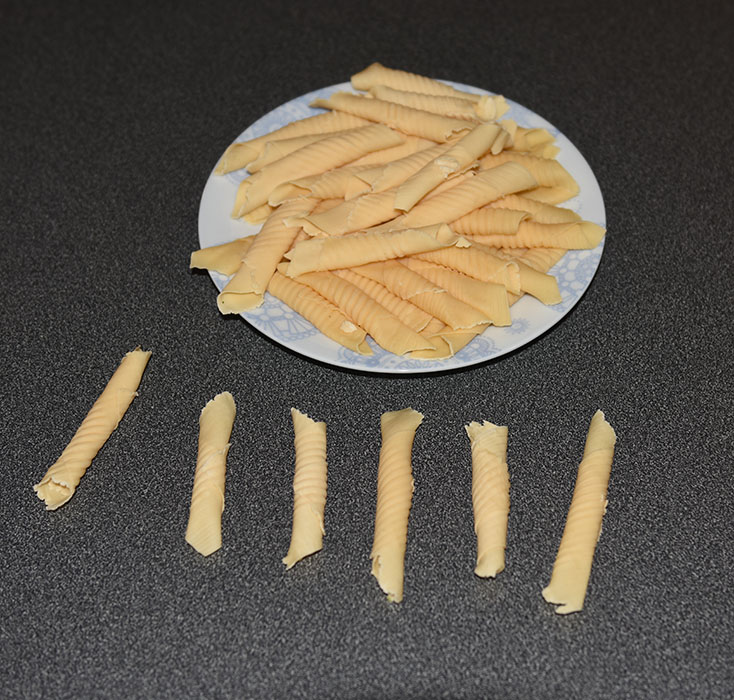 Garganelli med smør Ingredienser 500 g mel 5 egg smør parmesan https://heidisboble.no/ @heidisboble