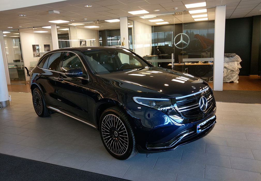 På tide med ny bil EQC Mercedes Motor Trade AS Trondheim 16.03 2021 https://heidisboble.no/ @heidisboble