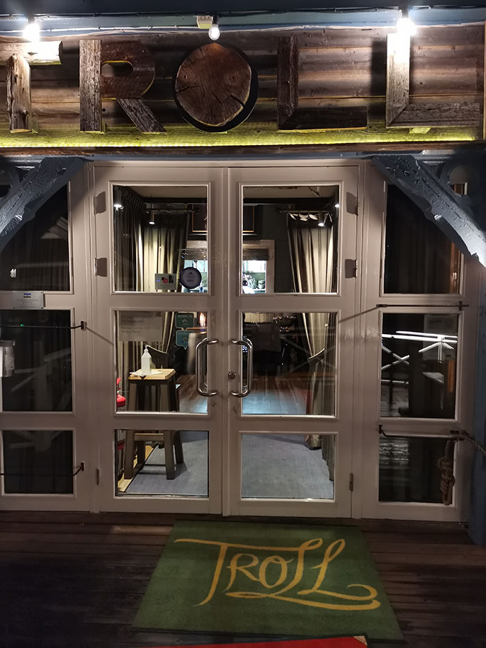 Inngangsparti Restaurant Troll Fosenkaia 4A, 7010 Trondheim, Norge https://heidisboble.no/ @heidisboble