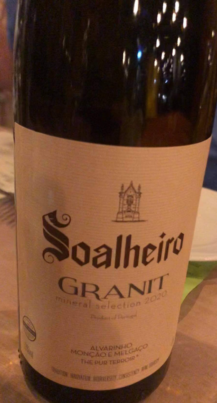 Soalheiro Granit Alvarinho 2020 Restaurant Troll Fosenkaia 4A, 7010 Trondheim, Norge https://heidisboble.no/ @heidisboble