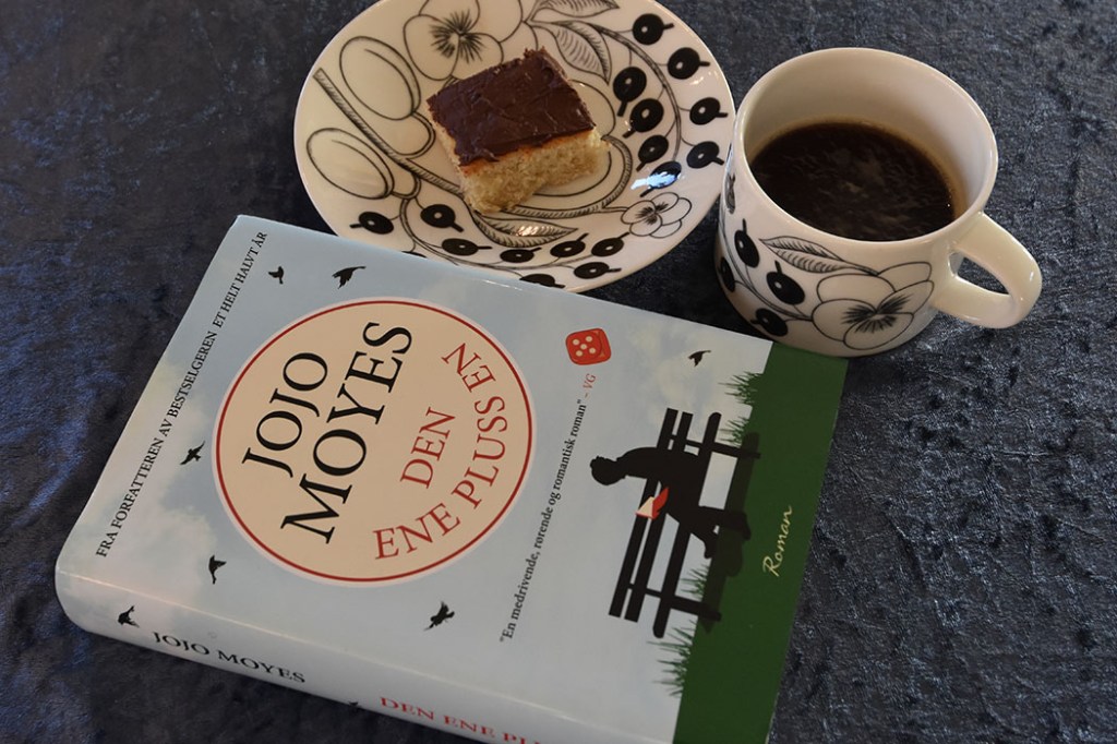 Moyes, Jojo (2014) «Den ene pluss en», Bastion OG Hvit kake med sjokoladeglasur Ingredienser 400 g Mel (ca 6 ½ dl) 4 ts Bakepulver 2 ts Vaniljesukker 200 g Smør 300 g Sukker (ca 3 ½ dl) 2 ½ dl Melk 1 ts Mandelekstrakt (valgfri) 4 Eggehviter (160 g) Sjokoladeglasur: 300 g Melis 3 ss Kakao 3 ts Vaniljesukker 6 ss Smør (smeltet) 6 ss Kaffe (Sterk, varm) 1 Egg (valgfritt) ½ dl Sjokoladechips (valgfritt) https://heidisboble.no/ @heidisboble