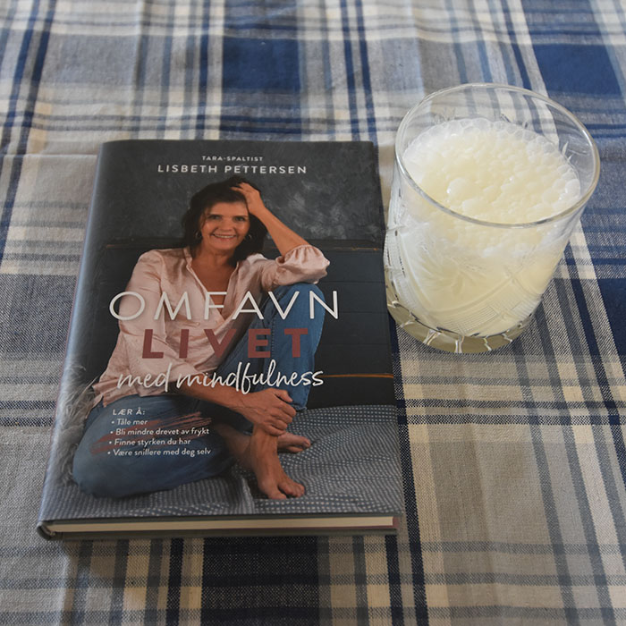 Pettersen, Lisbeth (2022) «Omfavn livet med mindfulness», Olivia OG Lassie – Youghurt drikk Lassi - søt 200 g Yoghurt 2 ½ dl Vann 4 ts Sukker ½ ts Rosevann (valgfritt) https://heidisboble.no/ @heidisboble