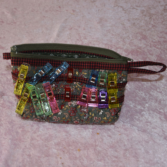 Sy et flott sminkepung, penal og/eller toalettmappe Oppskrift på: https://heidisboble.no/ @heidisboble