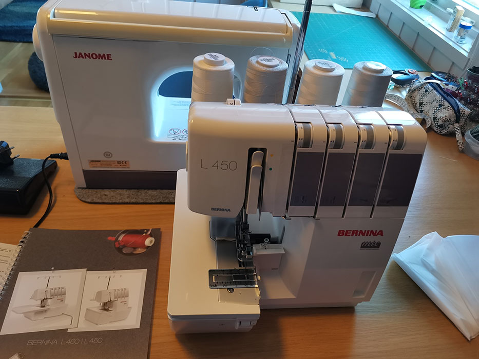 Min splitternye Bernina L450 https://heidisboble.no/ @heidisboble