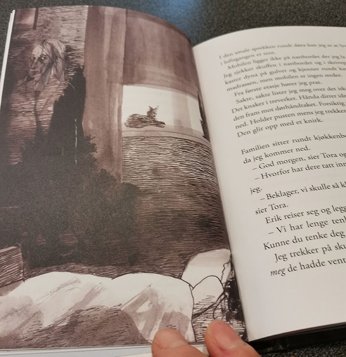 Steinholm, Monika og Furmark, Anneli (2022) «Ikke la de døde komme hit», Vigmostad og Bjørke OG Kirsebærsyltetøy Ingredienser: 1 ½ l Kirsebær (sure) 1 dl Vann 6 dl Sukker ca. 1 ½ ts Syltepulver (Tørsleffs) - valgfritt https://heidisboble.no/ @heidisboble