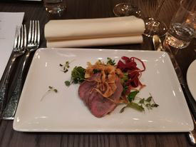 Røkt andebryst 09 november 2022 Restaurant Troll Fosenkaia 4A, 7010 Trondheim, Norge https://heidisboble.no/ @heidisboble