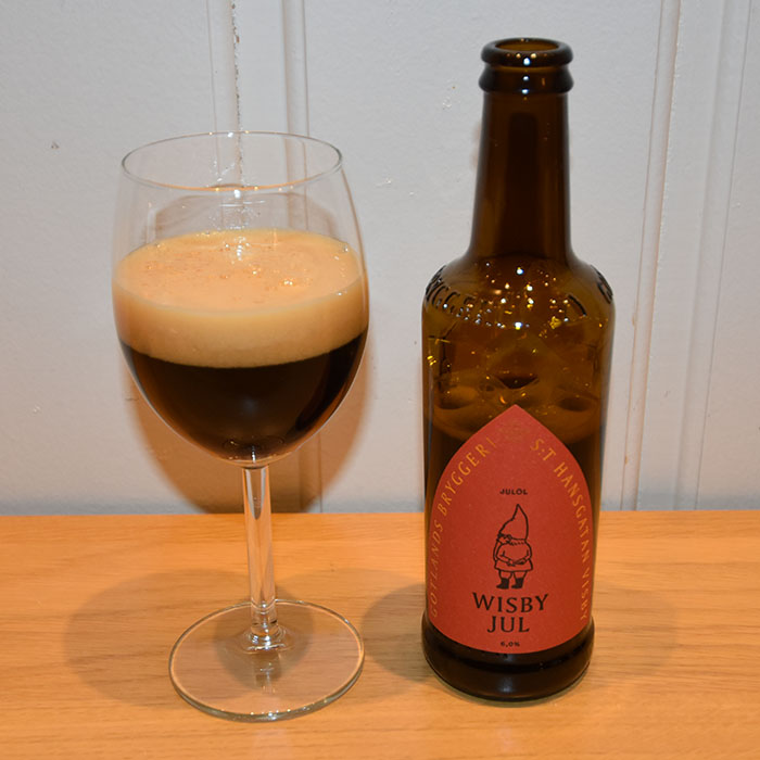 Wisby Jul fra Gotlands Bryggeri. Sverige https://heidisboble.no/ @heidisboble