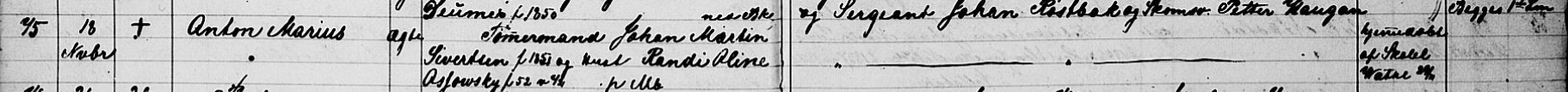 Anton Marius Sivertsen f 18 november 1872 Klokkerbok for Bakklandet (Bakke) prestegjeld 1870-1885 18.11 1872 side 16 løpenummer 75 Lastet ned 19.04 2023 https://heidisboble.no/ @heidisboble