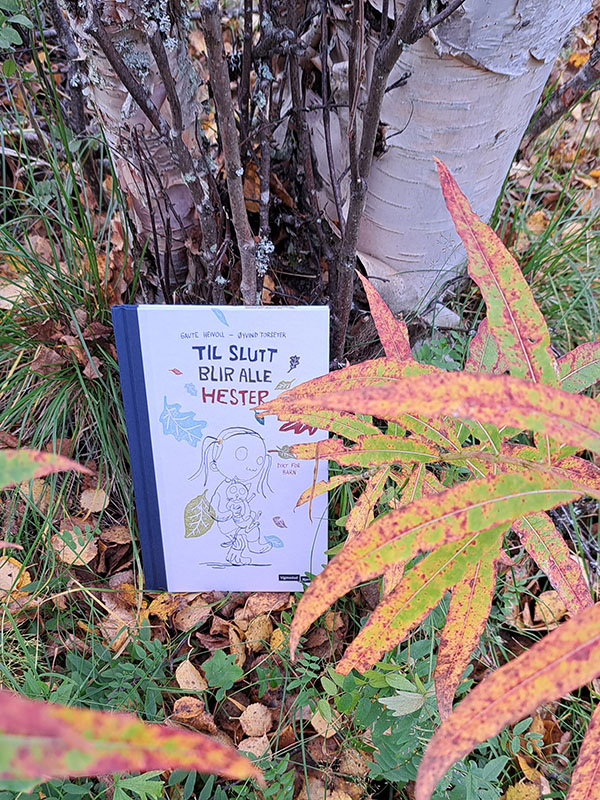 Heilvoll, Gaute og Torseter, Øyvind (2023) «Til slutt blir alle hester - Dikt for barn» Vigmostad Bjørke @heidisboble www.heidisboble.no