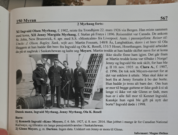 "AMERIKASLEKTER - Utvandringen fra Rennebu" Rennebu Historielag Løkkjveien 63 7391 Rennebu nedlastet fra: https://rennebuhistorielag.no/amerikaslekter-29348s.html nedlastningsdato 20231031 https://rennebuhistorielag.no/amerikaslekter-29348s.html
foto tatta av heidisboble 20231028