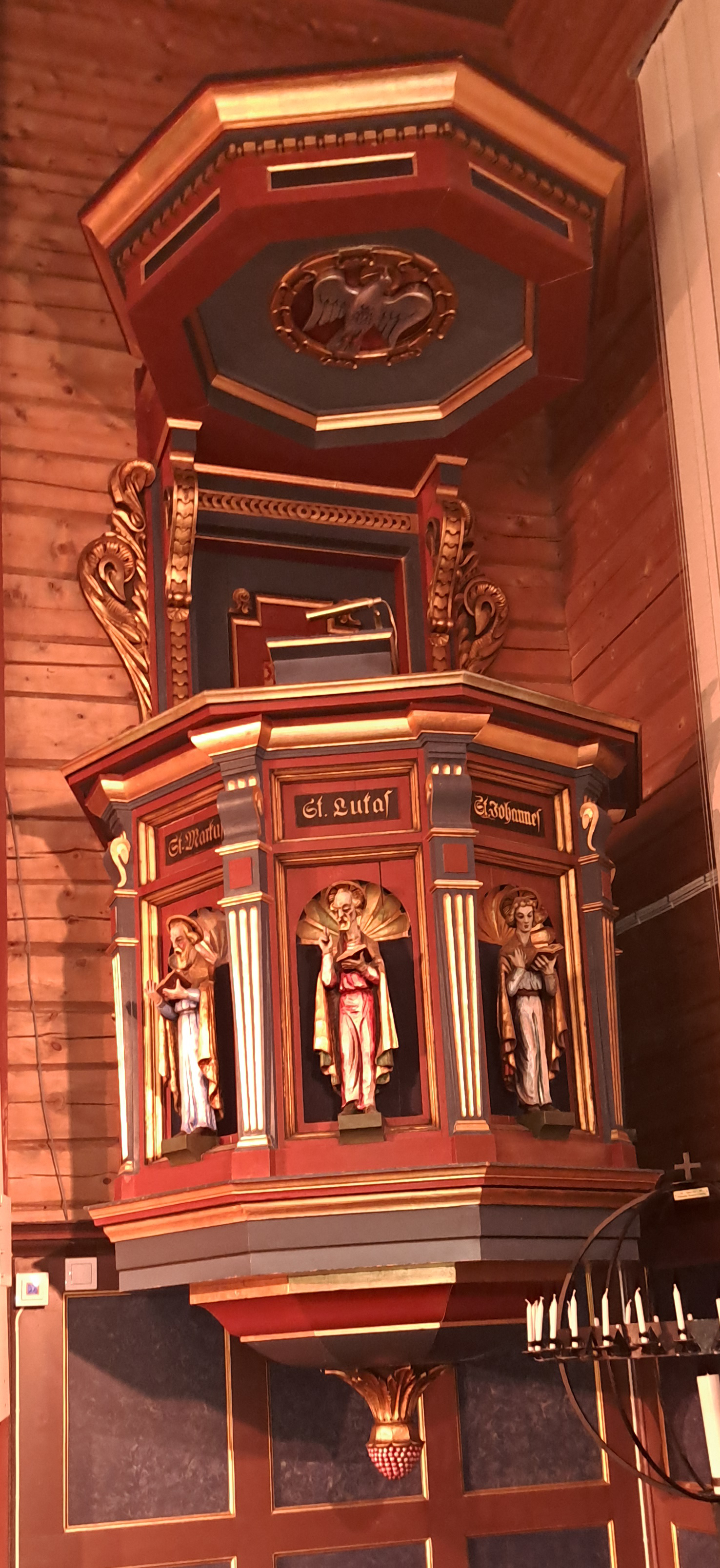 Soknedal Kirke Altertavle Midtre Gauldal Norway Bilde tatt 03.12 2023 @heidisboble heidisboble.no